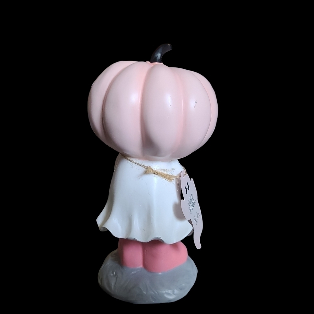 Goblin and Ghoul Pink Pumpkin Trick Or Treat Girl Halloween Decor TikTok 8.5” - Picture 3 of 5